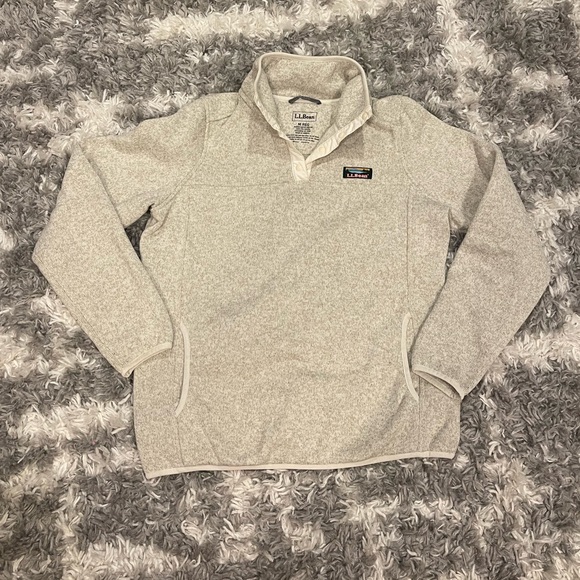 L.L Bean Fleece Sweater Pullover - Picture 1 of 7